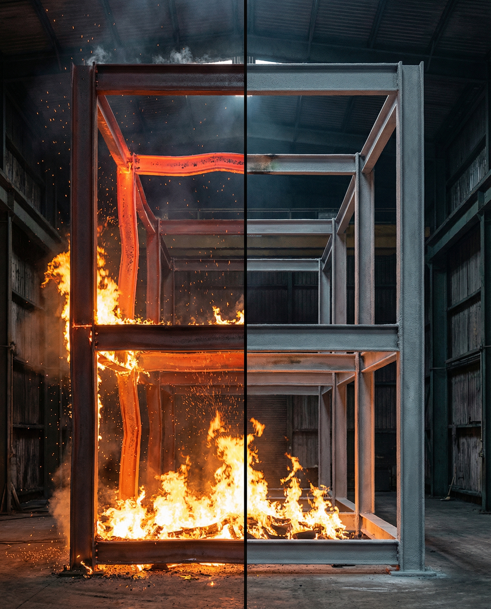 Огнезащитная обработка металлоконструкций: зачем она нужна и когда обязательна